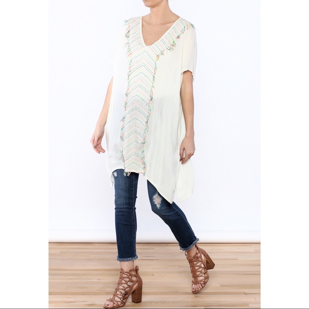 NWT Z&L Europe Ombré Embroidered Tunic/Cover-Up - Picture 1 of 4